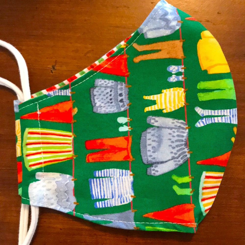 Face Mask Reversible Handmade Christmas Sweater